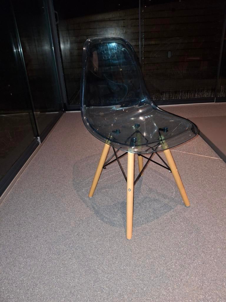 6 stoelen - lichtblauw, Ophalen