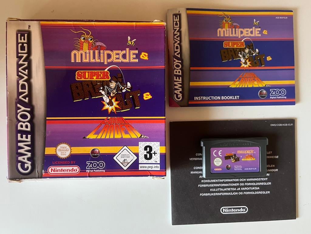 Millipede super breakout super lander, Ophalen, Zo goed als nieuw