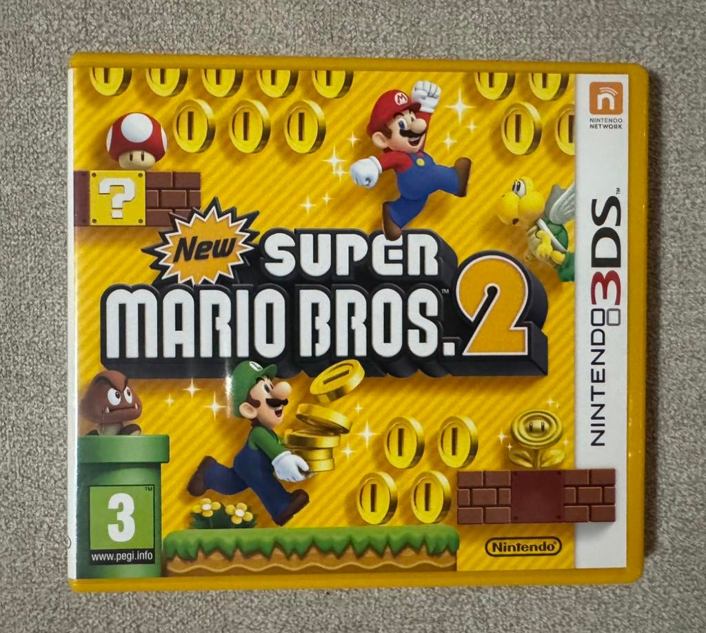 New Super Mario Bros. 2 – 3DS (comme neuf), Consoles de jeu & Jeux vidéo, Enlèvement ou Envoi, 1 joueur, Comme neuf, À partir de 3 ans