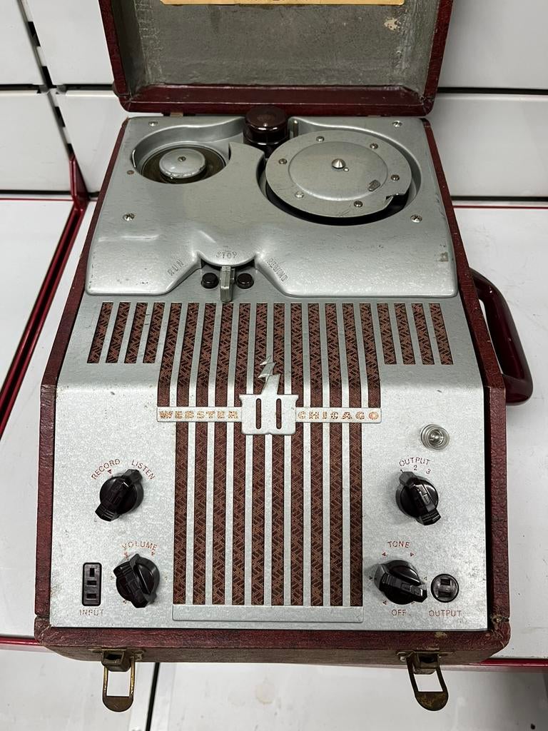 Enregistreur à fil Webster-Chicago d’époque, 40/50s, TV, Hi-fi & Vidéo, Enregistreurs audio, Enlèvement, Magnétophone