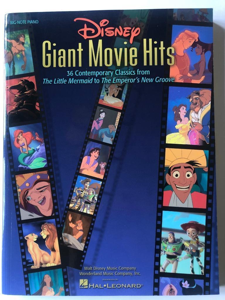 Muziekboek: Giant Movies Hits Disney), Ophalen of Verzenden, Zo goed als nieuw, Disney, Non-fictie