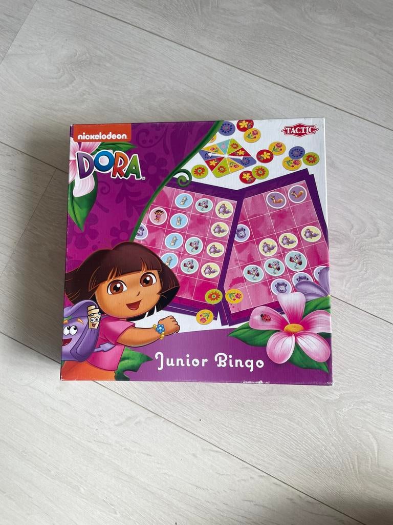 Dora Junior Bingo, Een of twee spelers, Ophalen, Gebruikt