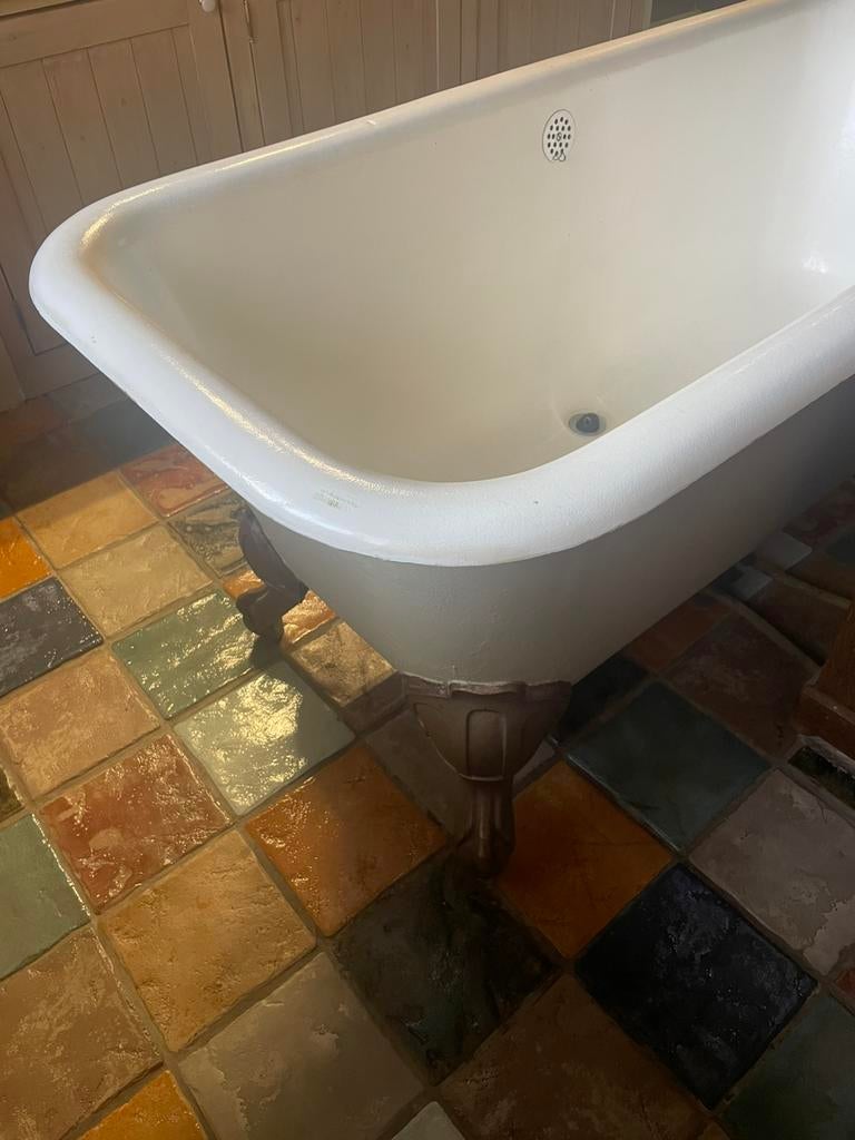 Baignoire en fonte avec pieds, Maison & Meubles, Enlèvement, Utilisé