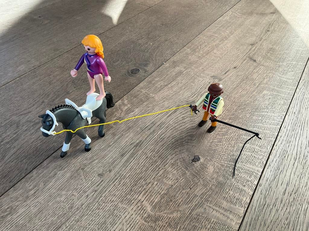 Playmobil 5229 Acrobate à cheval avec entraîneur, Enlèvement ou Envoi, Comme neuf