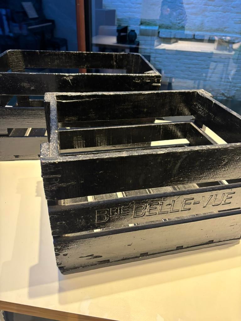 2 houten kratten, Doe-het-zelf en Bouw, Kratten en Dozen, Ophalen of Verzenden, Gebruikt, Krat