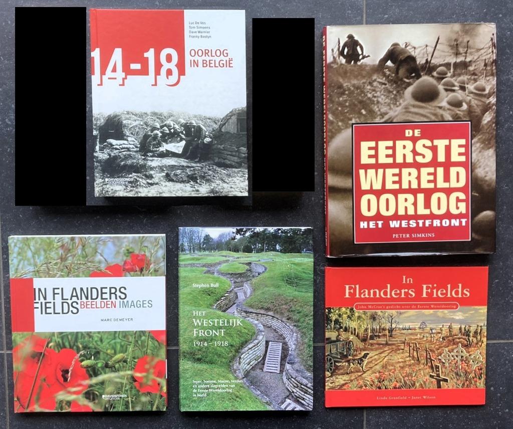 5 Belgische Oorlogsboeken, Ophalen of Verzenden, Voor 1940, Nieuw, Algemeen