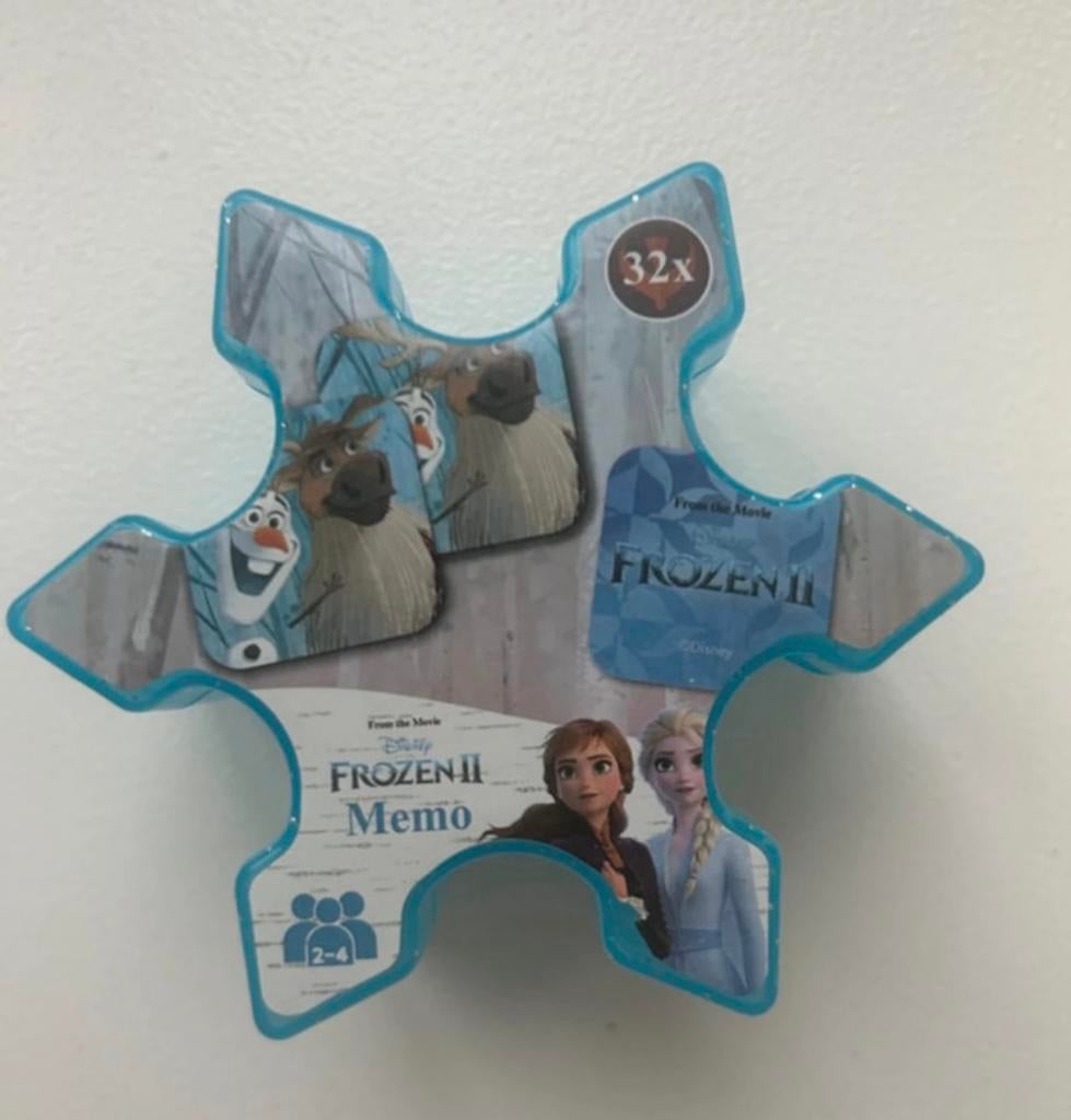 Memory spel - Frozen spel - 32 stuks, Ophalen of Verzenden, Zo goed als nieuw, Meisje
