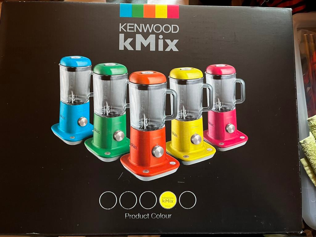 Blender kenwood kmix jaune, Elektronische apparatuur, Blenders, Nieuw, Ophalen