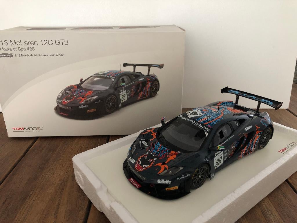 TSM McLaren 12C GT3 #88 24 Hours of Spa 2013, Hobby en Vrije tijd, Ophalen of Verzenden, Zo goed als nieuw, Auto, Overige merken