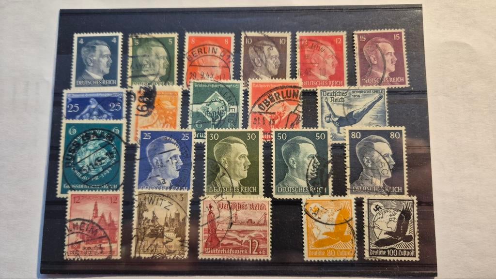 Lot Timbres WW2 Allemagne (1), Enlèvement ou Envoi, Armée de terre, Autres types