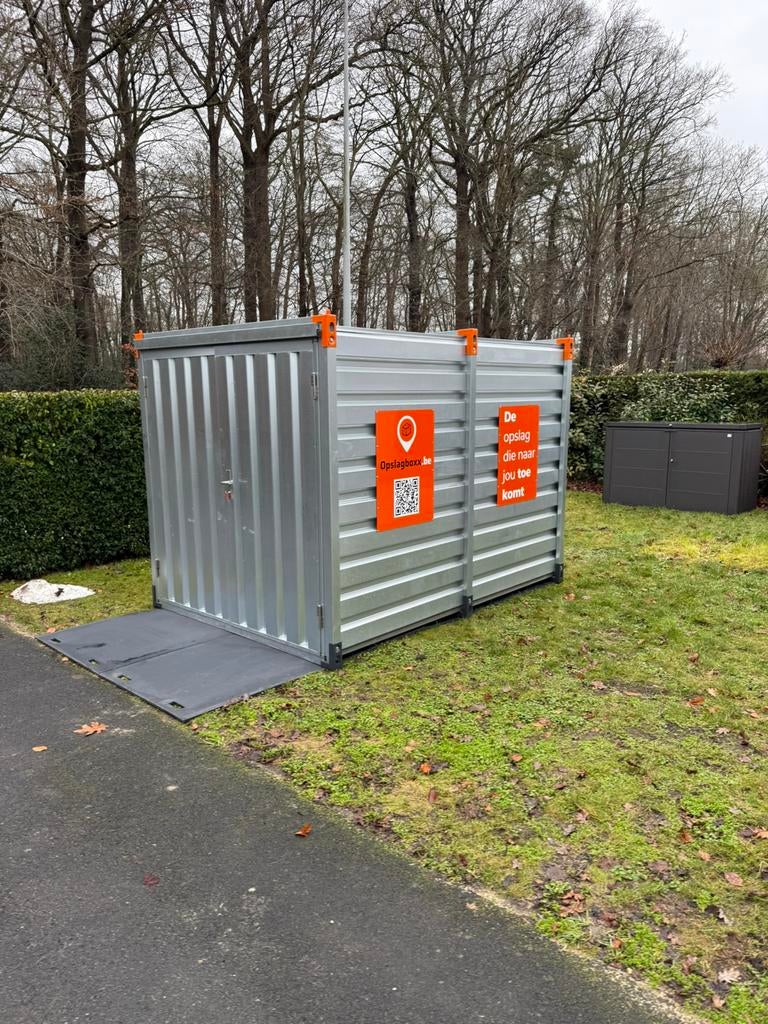 12 m³ Opslagboxx te huur, Ophalen