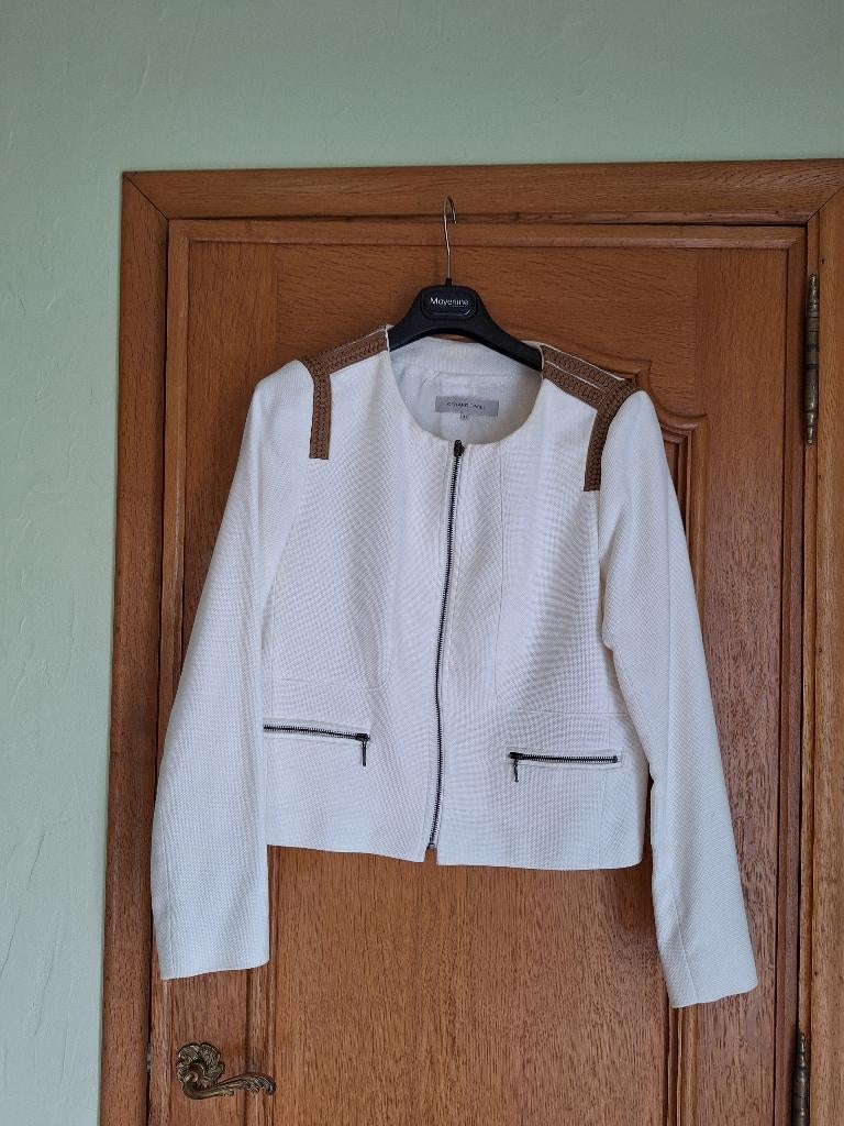 Blazer couleur 'écru" - taille 40 - "Gérard Darel", Taille 38/40 (M), Enlèvement ou Envoi, Gerard darel, Comme neuf