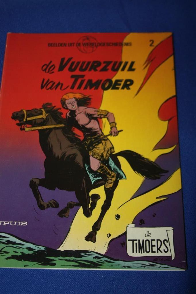 De vuurzuil van Timoer ( Dupuis 1e druk 1980 ) Sirius, Boeken, Stripverhalen, Gelezen, Eén stripboek, Ophalen of Verzenden, Sirius