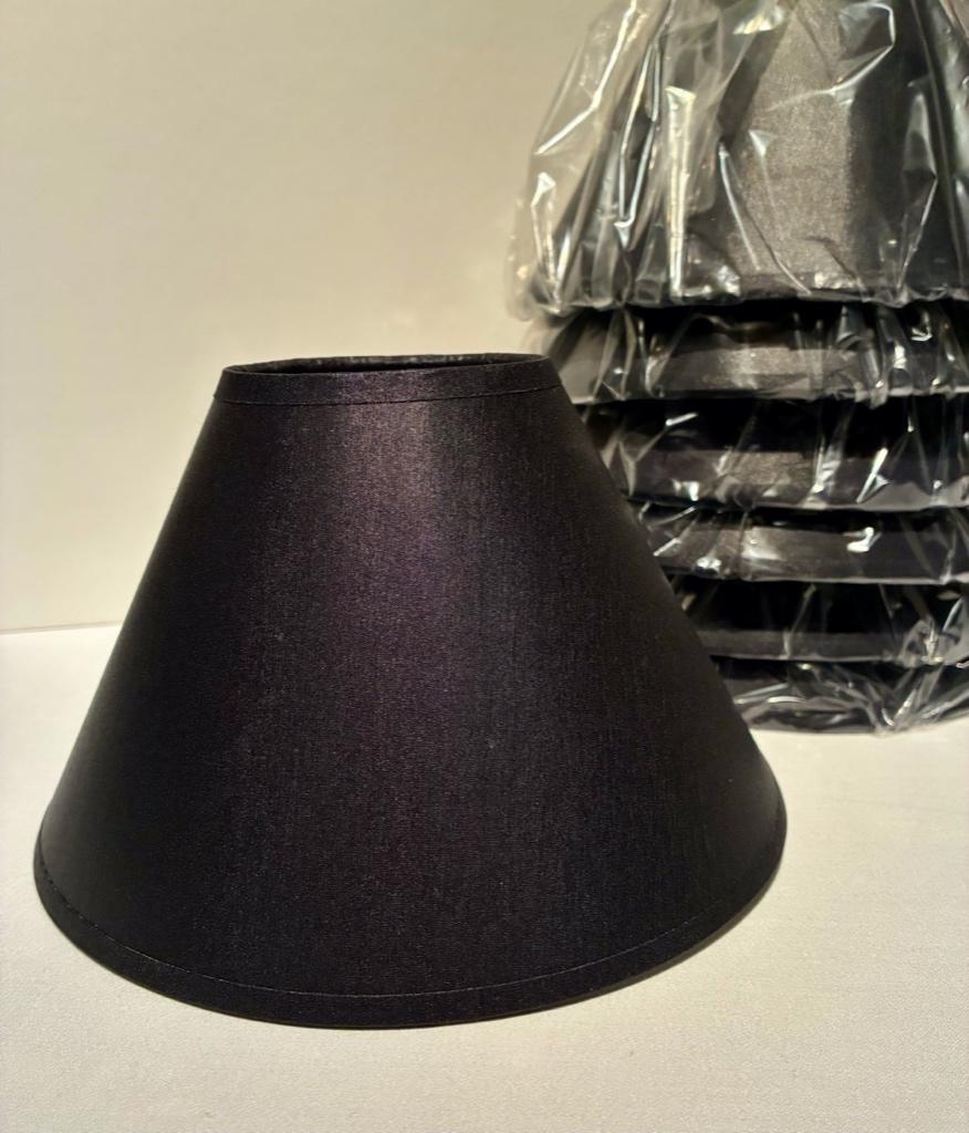 Lot de 11 nouveaux petits abat-jour., Enlèvement ou Envoi, Klassiek., Autres formes, Noir