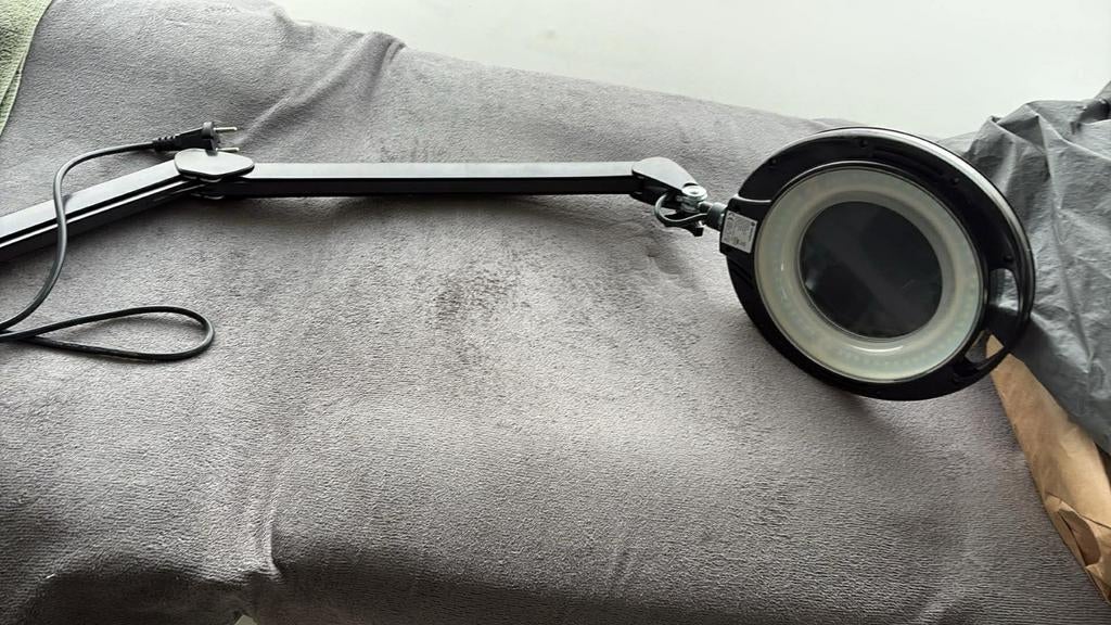 Loeplamp met vergrootglas, Enlèvement, Comme neuf, Loupe