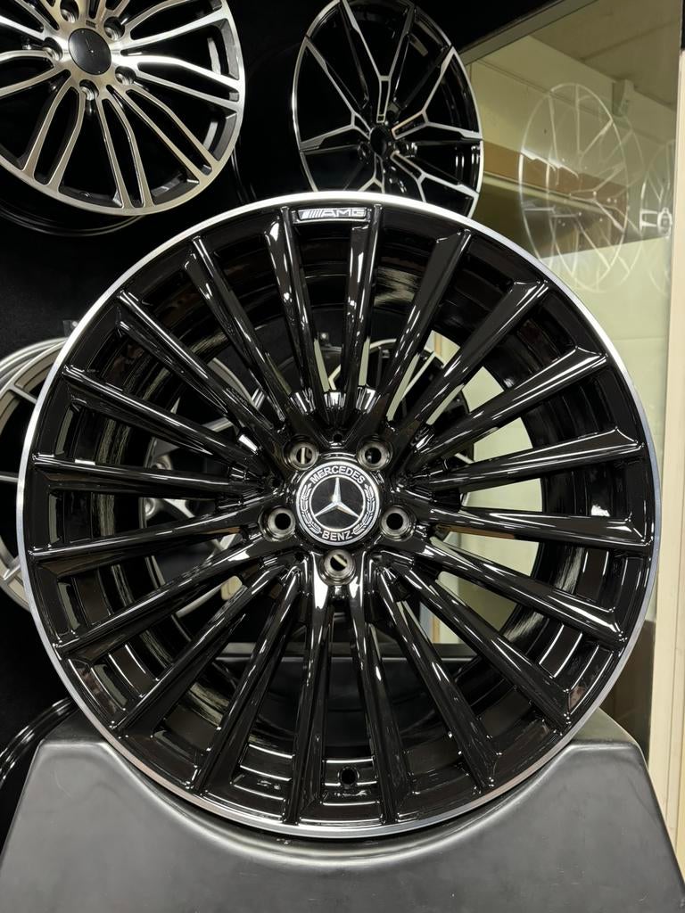 19 inch velgen voor Mercedes AMG look 5x112 A B C CLA KLASSE, Auto-onderdelen, Banden en Velgen, Velg(en), 19 inch, Personenwagen