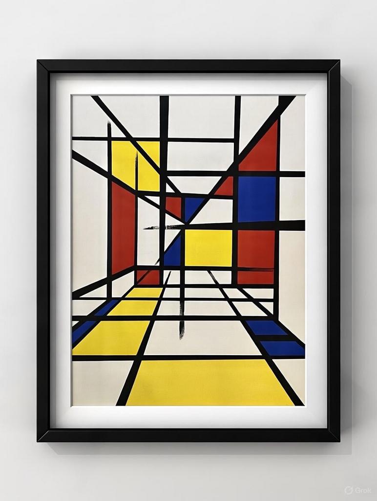 Constructed Space (Abstract Geometric), Ophalen of Verzenden