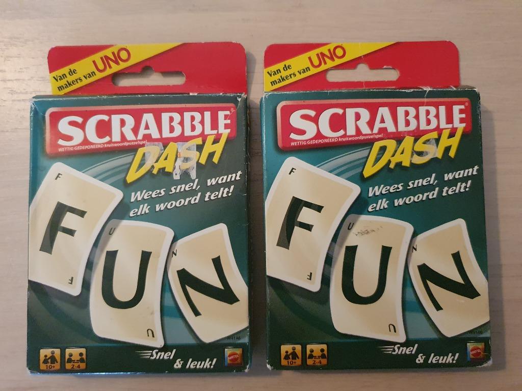 Nieuwe Nederlandse versie Scrabble-kaartspelpakket, Drie of vier spelers, Ophalen of Verzenden, Nieuw, Reisspel