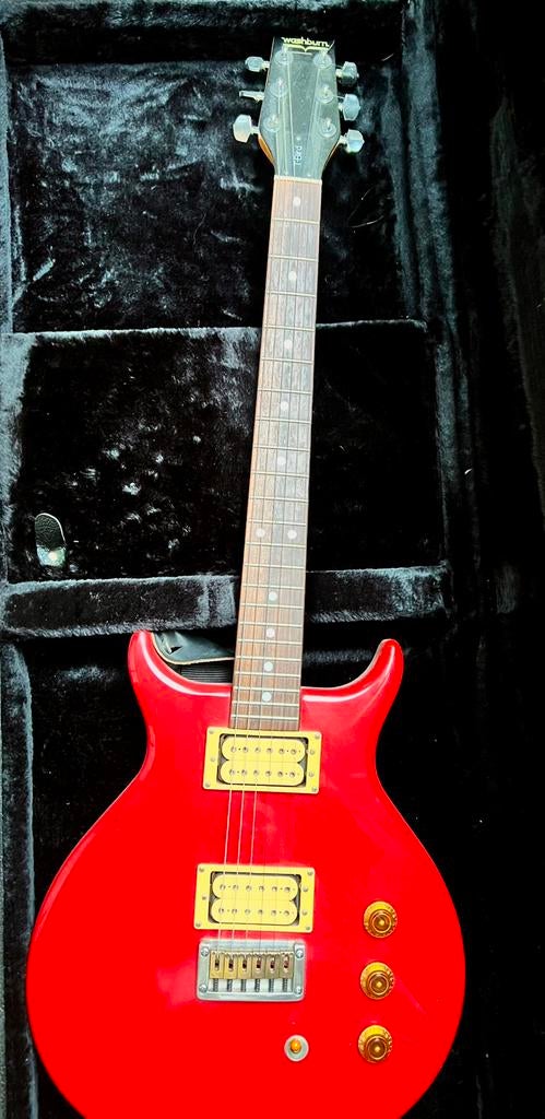 Zeldzame Washburn Wing T-Bird Red 1980, Muziek en Instrumenten, Ophalen, Gebruikt, Solid body, Overige merken