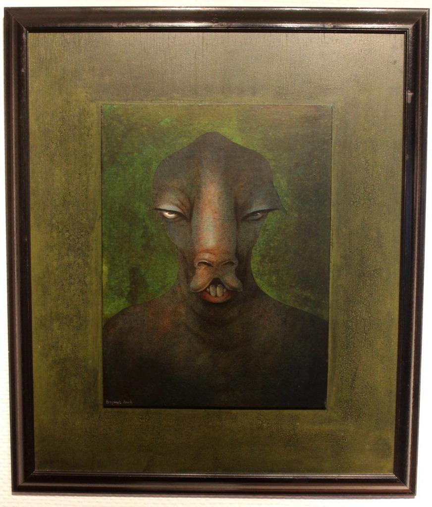 schilderij Frank Bogaert Belgische kunstenaar/schilder uit B, Antiek en Kunst, Ophalen of Verzenden