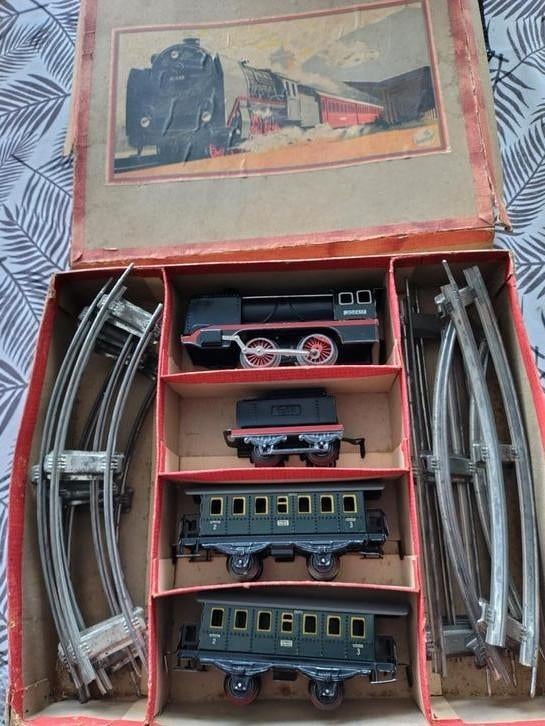 Antieke modeltreinset van Distler, Ophalen, Zo goed als nieuw