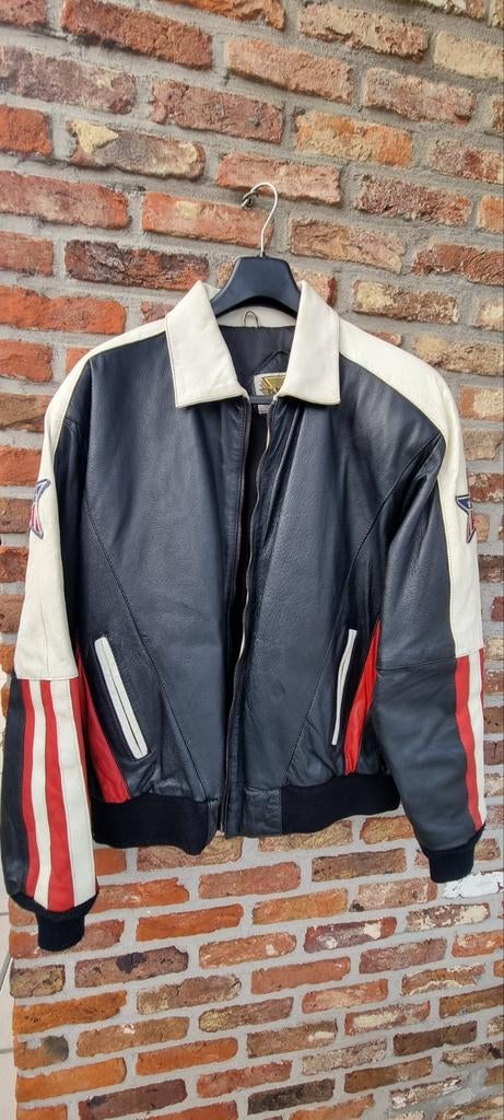 Usa  vintage leren jack, Motoren, Kleding | Motorkleding, Ophalen