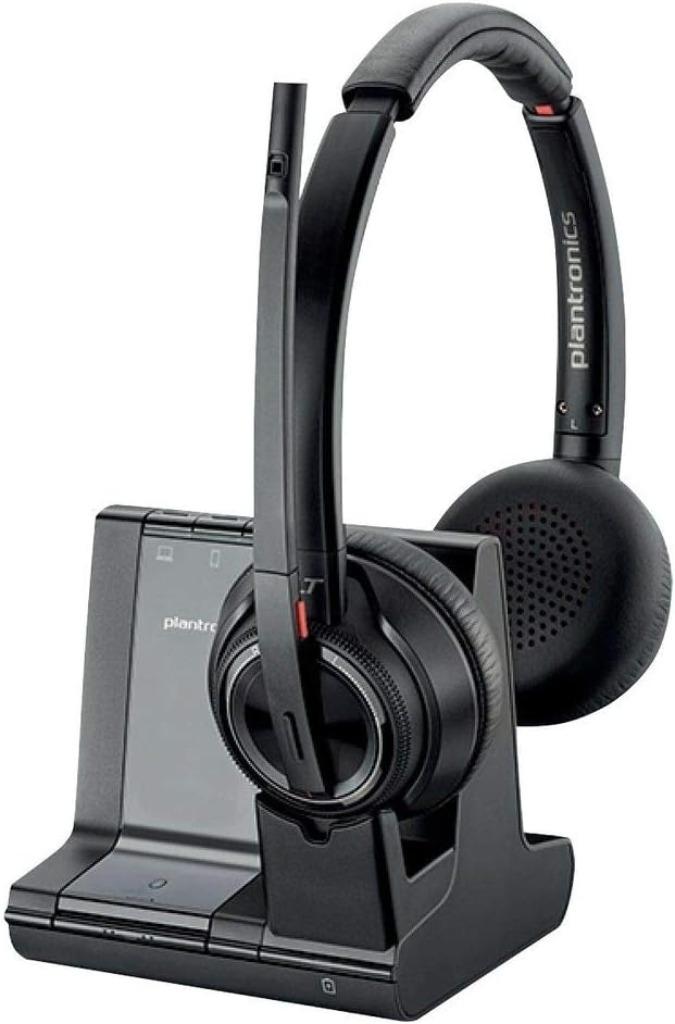 Plantronics Poly Savi w8220-m Wireless headset, Gebruikt, Ophalen of Verzenden, Draadloos, Mute-functie