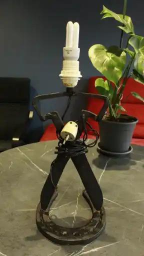 Lampe en fer forgé, Maison & Meubles, Enlèvement ou Envoi, Comme neuf