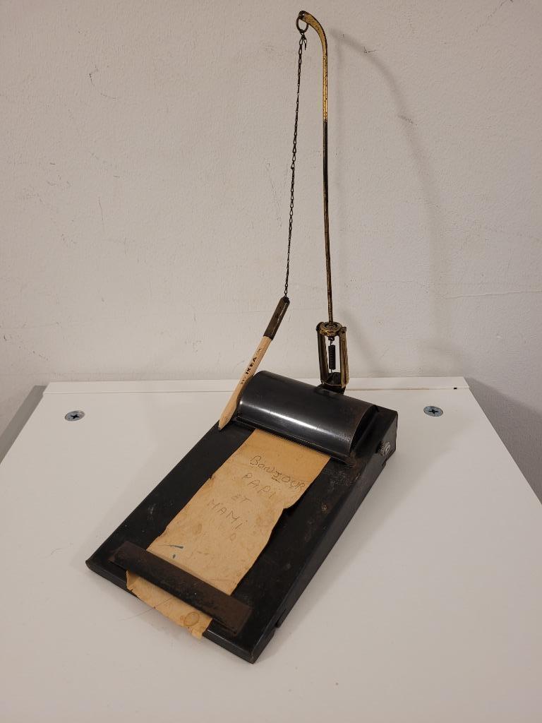 oude toonbankhouder ORIGINEEL vintage ontwerp, Antiek en Kunst, Ophalen of Verzenden