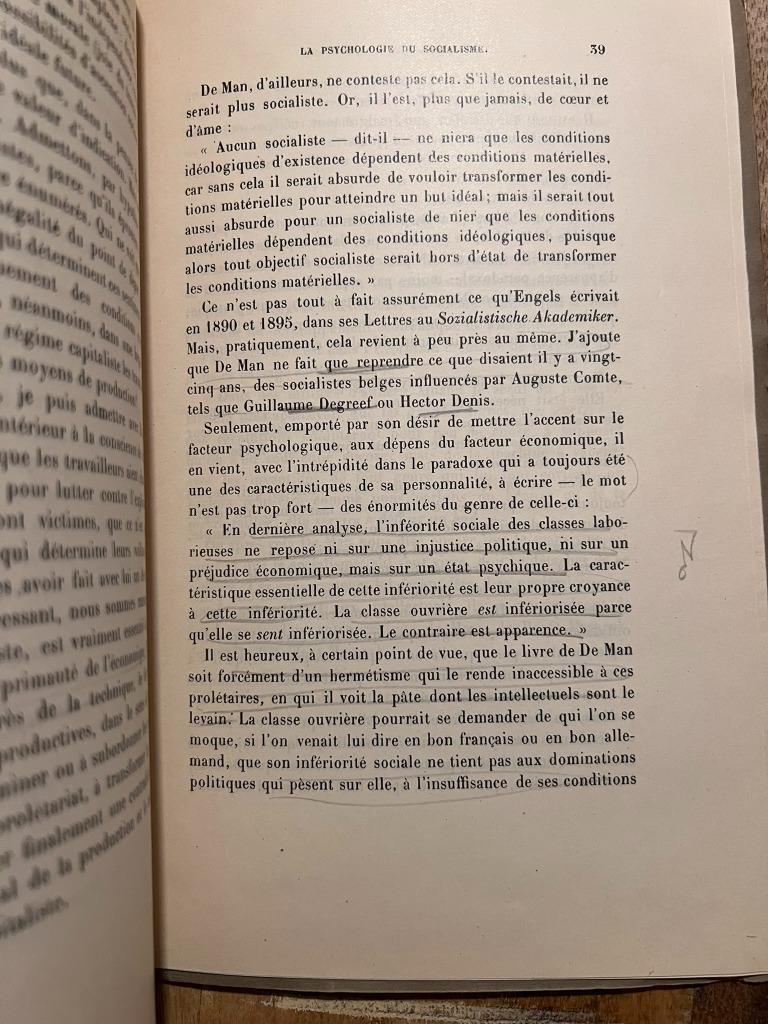 La psychologie du socialisme, a propos de trois livres récen, Enlèvement ou Envoi, Émile Vandervelde