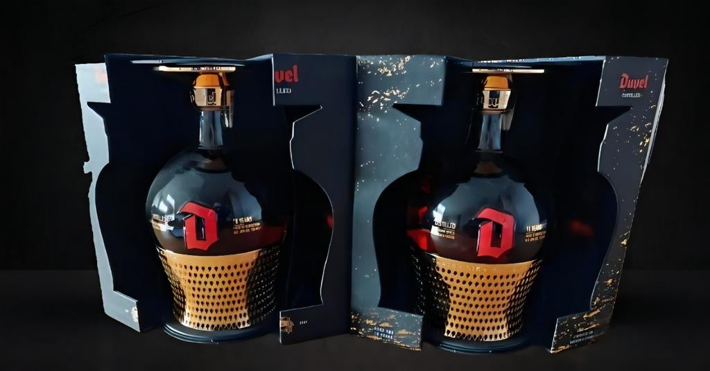 Bouteille Duvel Distilled Celebration 2021 No:1252 2023 No.1, Collections, Enlèvement, Duvel