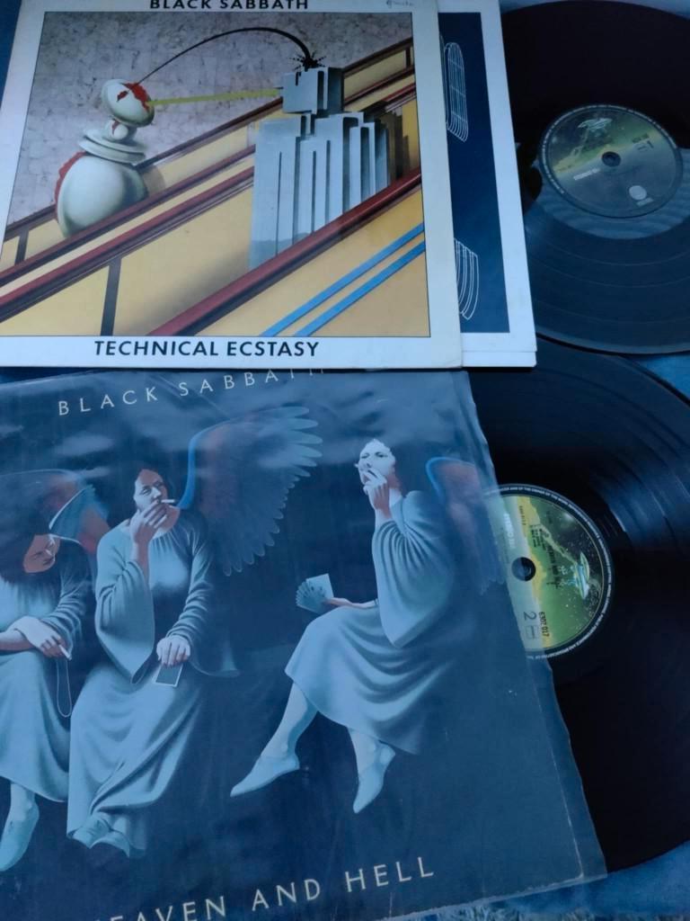 lot black sabbath (technical ecstasy + heaven and hell, 80), Cd's en Dvd's, Vinyl | Hardrock en Metal, Ophalen of Verzenden