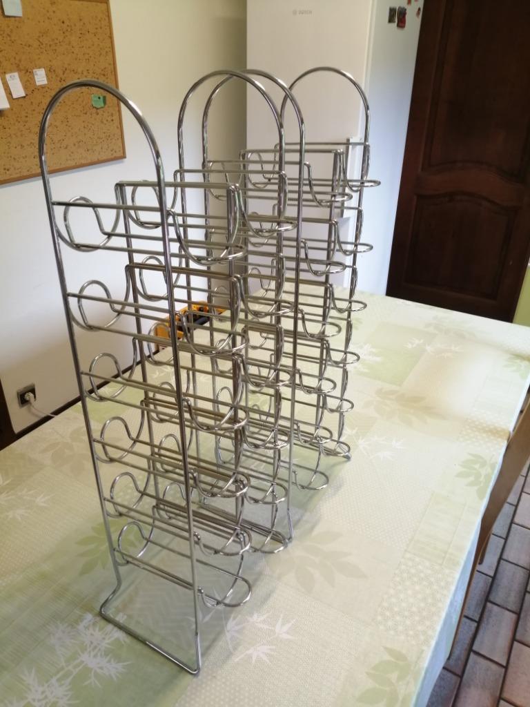 2 casiers à vin robustes, Maison & Meubles, Accessoires pour la Maison | Porte-bouteilles, Métal, Enlèvement
