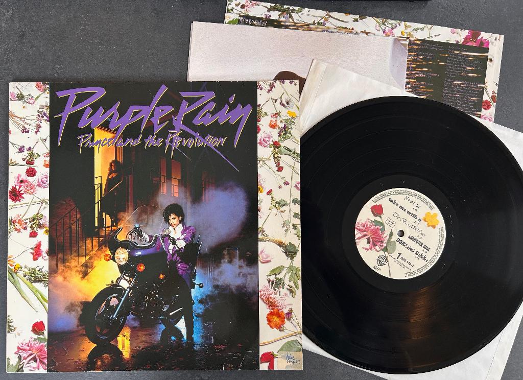 PRINCE - Purple rain ( LP; NMINT; w/poster ), Ophalen of Verzenden, Zo goed als nieuw, 12 inch