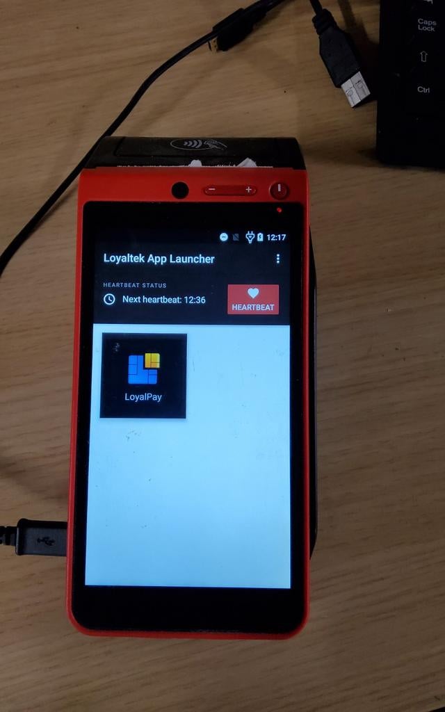 loyaltek 9220 betaal terminal, Ophalen