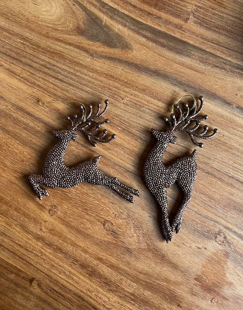 2 kersthangers rendier, Diversen, Kerst, Ophalen