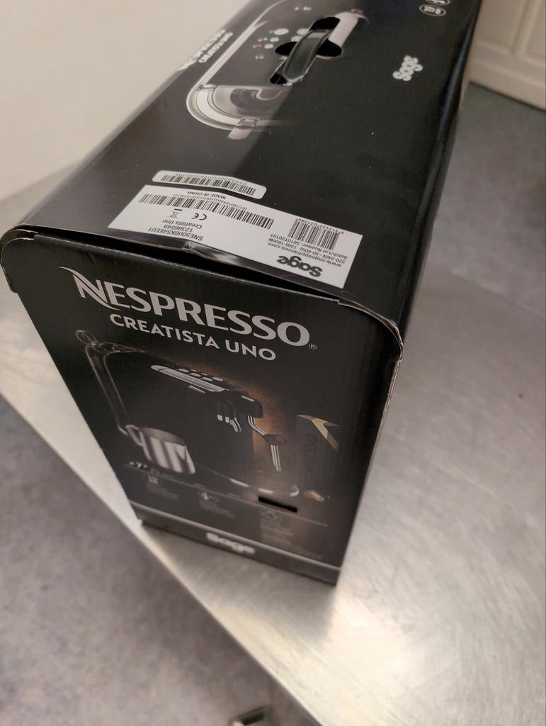 Sage Nespresso Creatista Uno SNE500BKS, Kapselmaschine, Electroménager, Cafetières, Enlèvement