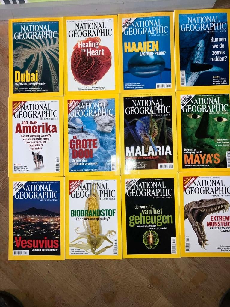 National Geographic - 2007 - volledige jaargang !, Boeken, Tijdschriften en Kranten, Zo goed als nieuw, Wetenschap en Natuur, Ophalen of Verzenden