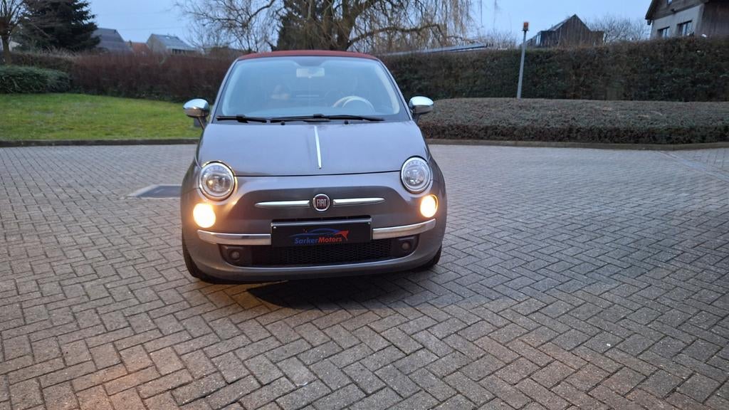 12M garantie/1steHands/Fiat 500C Cabrio/2014/98900/1.2i/€-6b, Auto's, Fiat, Euro 6, 4 cilinders, Leder, Bedrijf