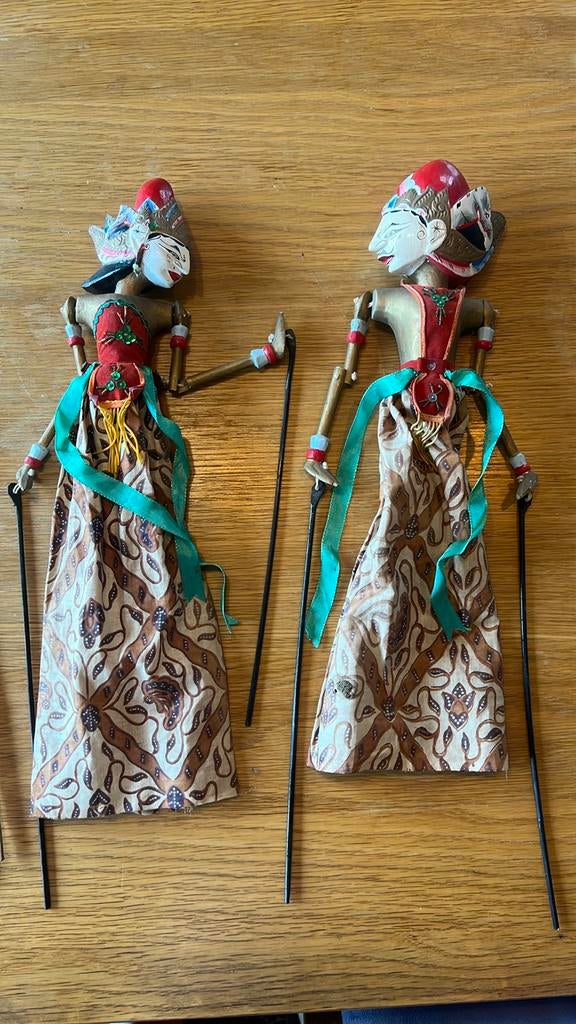 Wayang golek poppen, Antiek en Kunst, Kunst | Niet-Westerse kunst, Ophalen of Verzenden