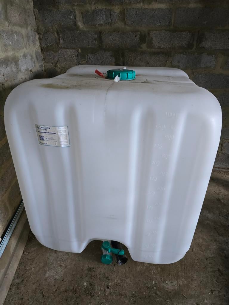 Plastiek voor ibc kooi, Ophalen