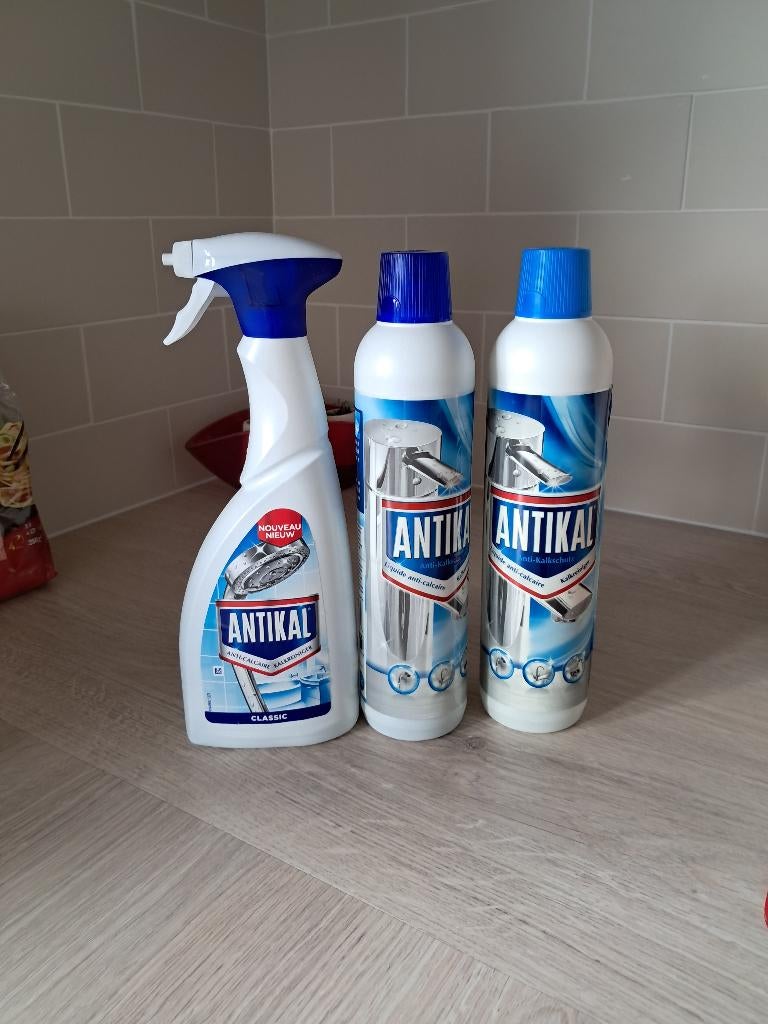 anticalcaire : 2 gels classiques et 1 spray, Enlèvement ou Envoi, Produit de nettoyage
