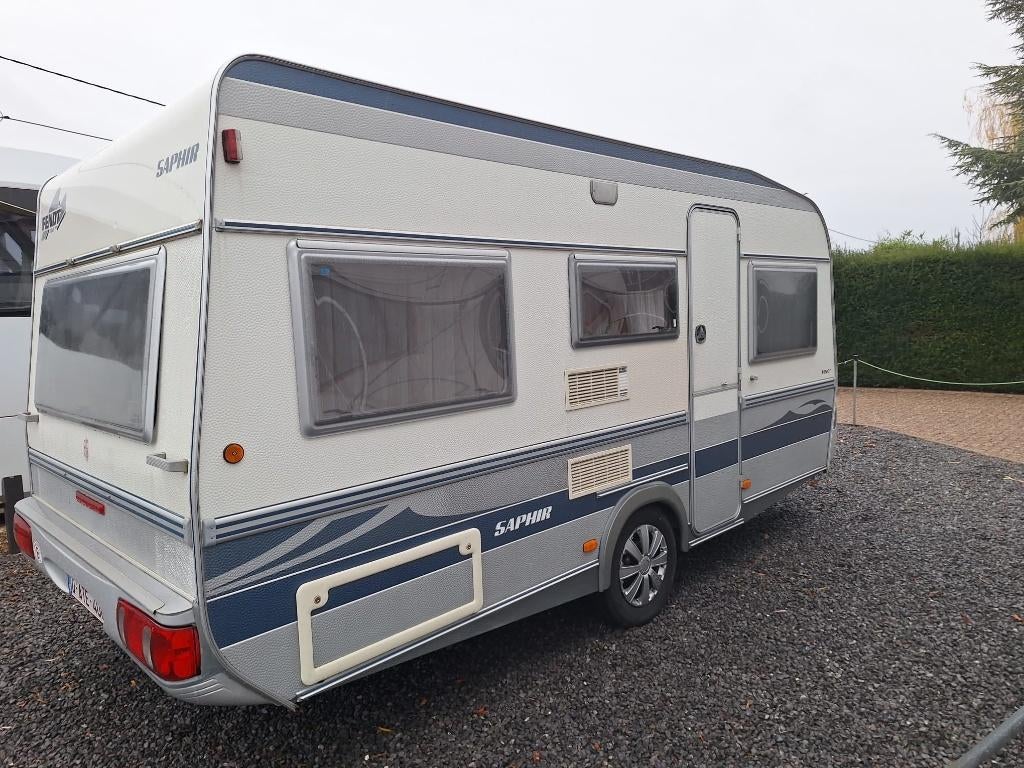 Fendt caravan, Caravans en Kamperen, Vast bed, Treinzit, Particulier, Tot en met 4