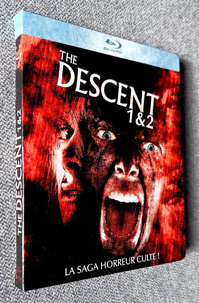THE DESCENT 1 + 2 // Box Digipack 2 BLURAY / Staat Als Nieuw, Ophalen of Verzenden, Zo goed als nieuw, Horror, Boxset