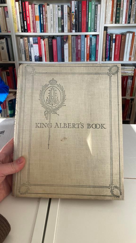 Oud boek koning Albert, Antiek en Kunst, Ophalen