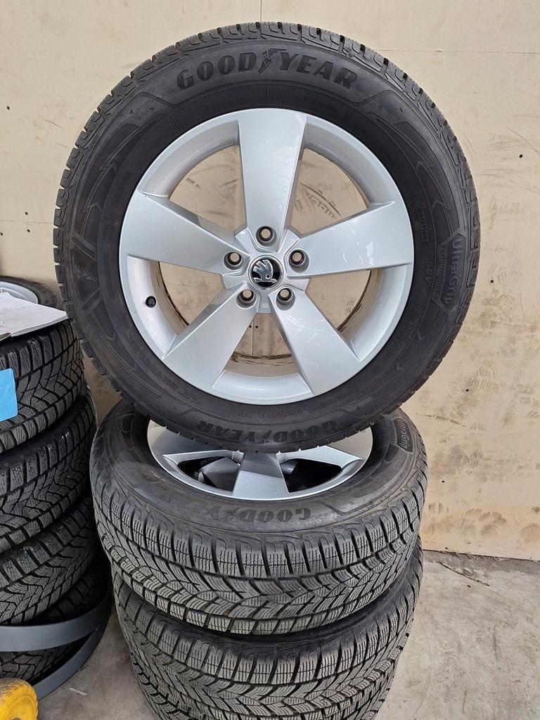 Skoda Kodiaq Winterset 17 Inch Origineel, Autos : Pièces & Accessoires, Pneus & Jantes, Pneus et Jantes, -, Véhicule de tourisme