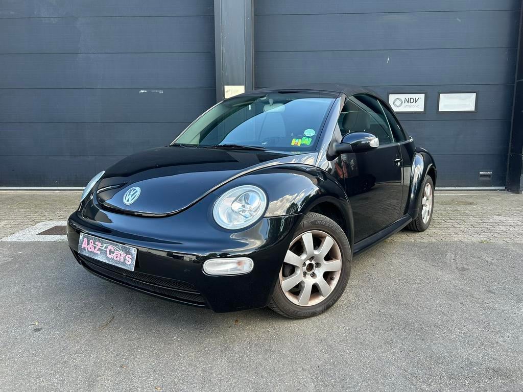Volkswagen Beetle 1.9 TDI Cabrio 1ste eigenaar, Auto's, Stof, Cabriolet, Zwart, Bedrijf