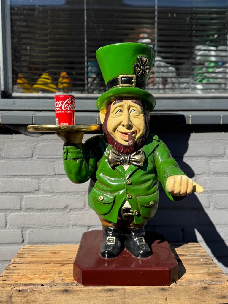 Leprechaun beeld st Patricks day Ierland, Verzamelen, Beelden en Beeldjes, Zo goed als nieuw, Laaf, Ophalen