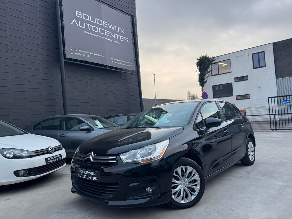 Citroën C4 1.4Benzine 2012 163.xxxkm/Airco,Cruisecontrol, Voorwielaandrijving, Stof, Zwart, Zwart