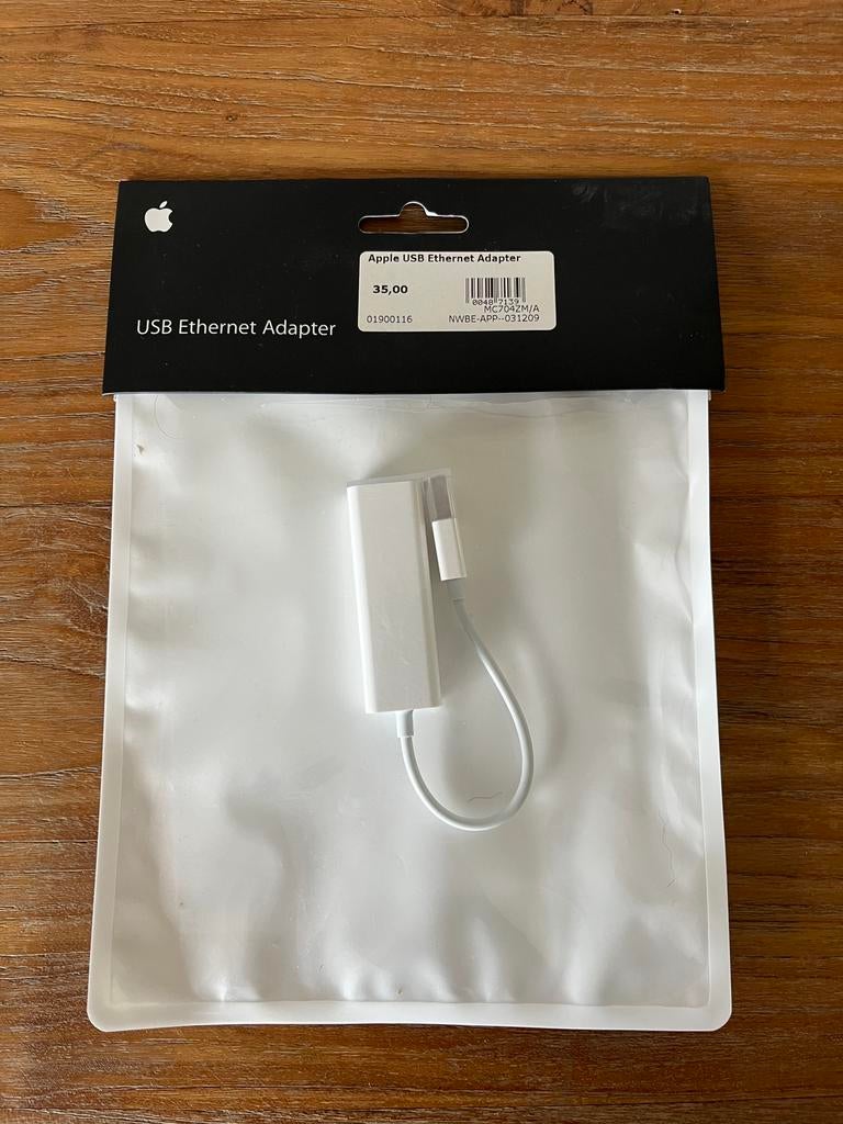 Apple Adaptor USB naar Ethernet, Informatique & Logiciels, Ordinateurs & Logiciels Autre, Enlèvement, Neuf